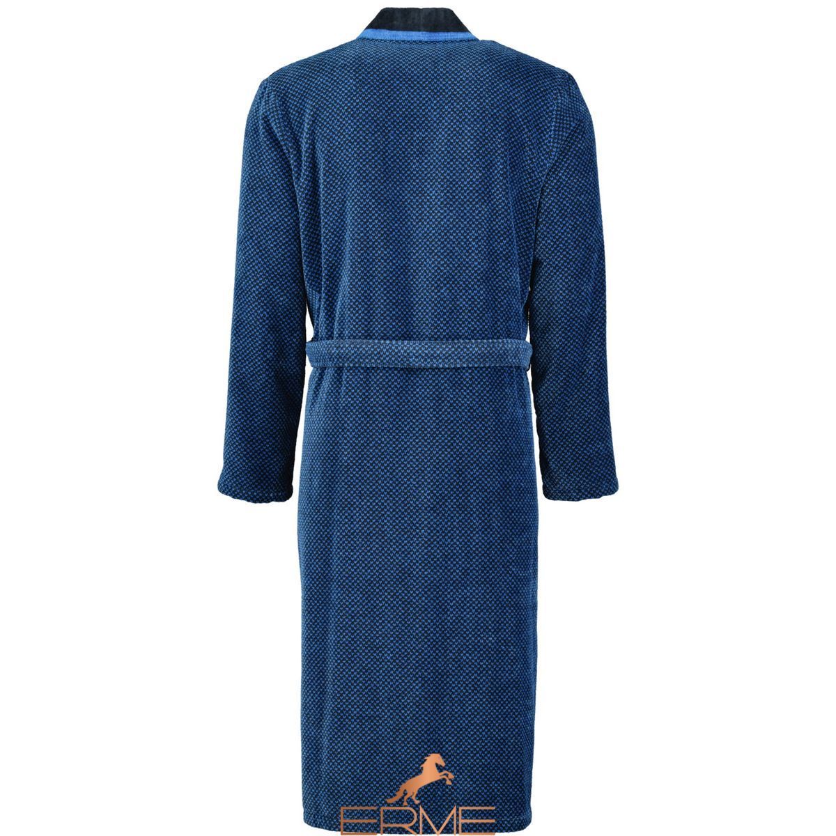 Чоловічий халат Cawoe - 4839 Blau Sohwarz