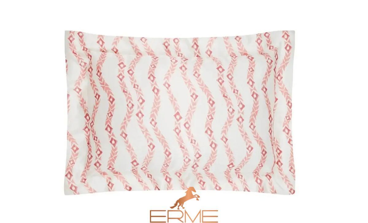 Шелковое постельное белье Gingerlily Printed Tangleweed Pink, 50x75 (2шт), 200x200, 160x200 на резинке