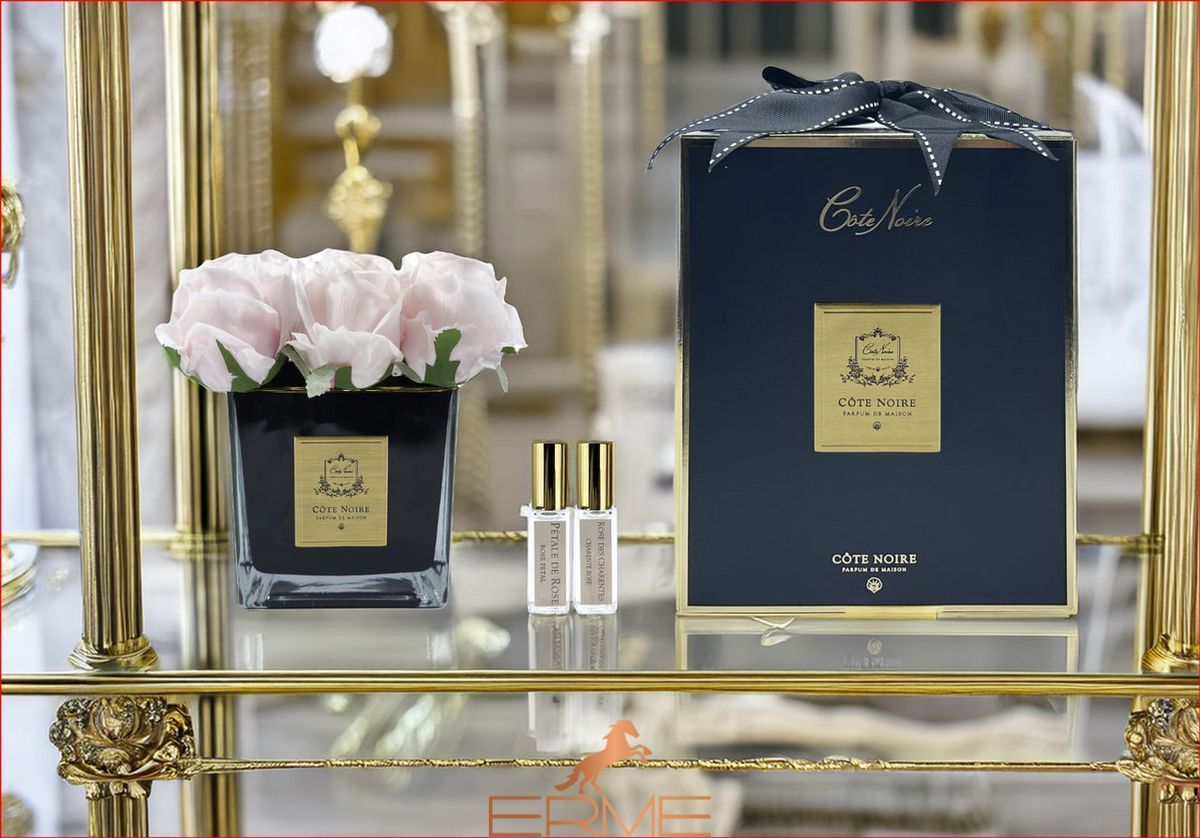 Ароматическая композиция Cote Noire розы в квадратном весе - French Pink, Под заказ (доставка от 4х недель)