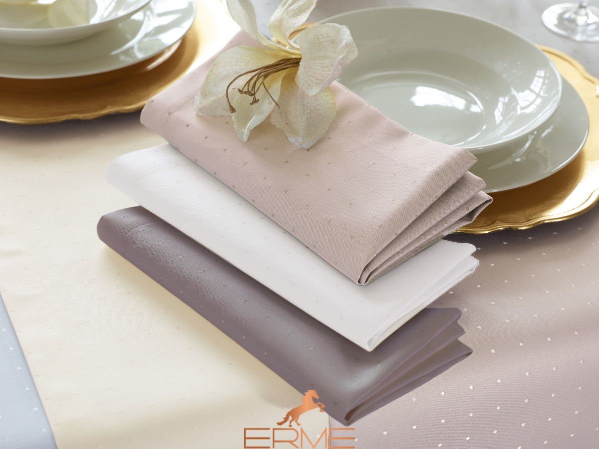 Tablecloth Curt Bauer - Pelito White