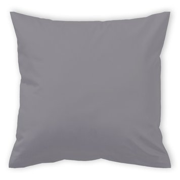 Pillows Curt Bauer Uni-Mako-Satin (50x70) 3616 mattsilber, Silver, 50x70