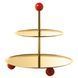 Дворівнева етажерка Sambonet Penelope Mirror PVD Gold
