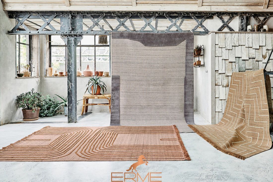 Carpet Serge Lesage - Flow 1 rose brumeux