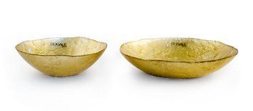 Dogale Solee Luna - Декоративная чаша Gold Leaf