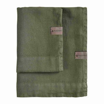 Набор полотенец для лица + гостевое Biancoperla Panama Bosco, 60х110 + 40х60 + 100x140