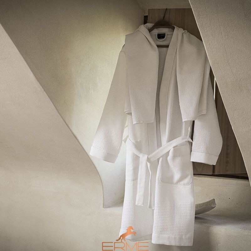 Халат 100% хлопок Le Jacquard Francais Volupt&eacute; White (размер XS)