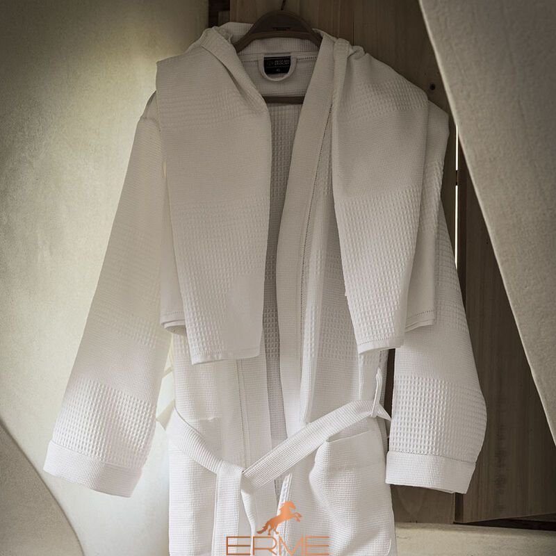 Халат 100% хлопок Le Jacquard Francais Volupt&eacute; White (размер XS)