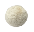 Round fur pillow Mansion - Cream