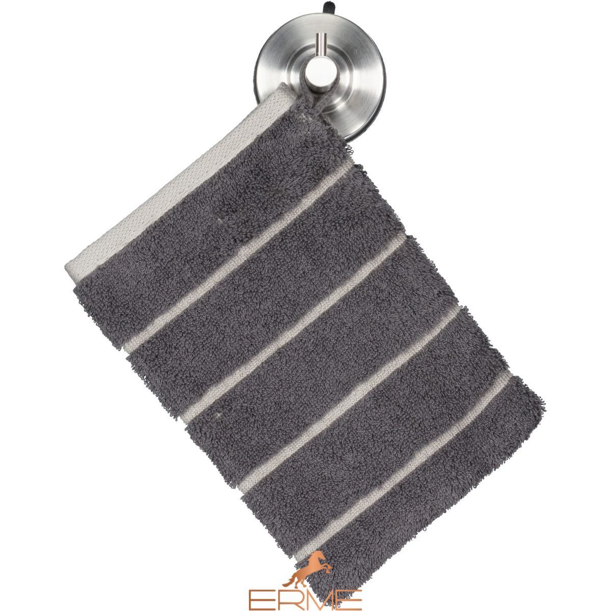 Towel Cawoe - Doubleface Anthrazit, 30х30