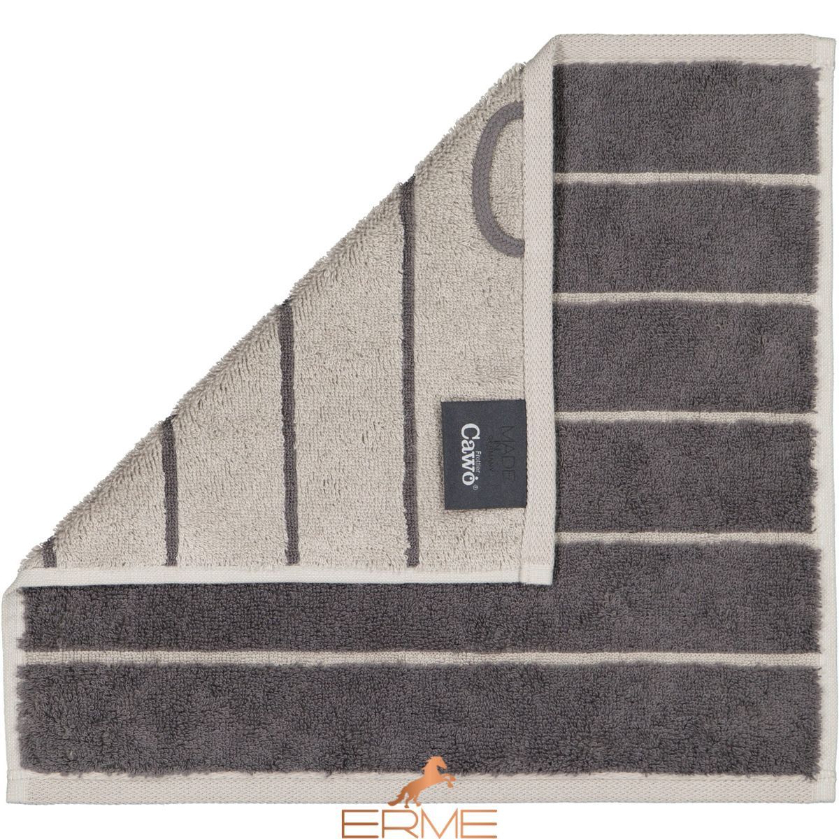 Towel Cawoe - Doubleface Anthrazit, 30х30