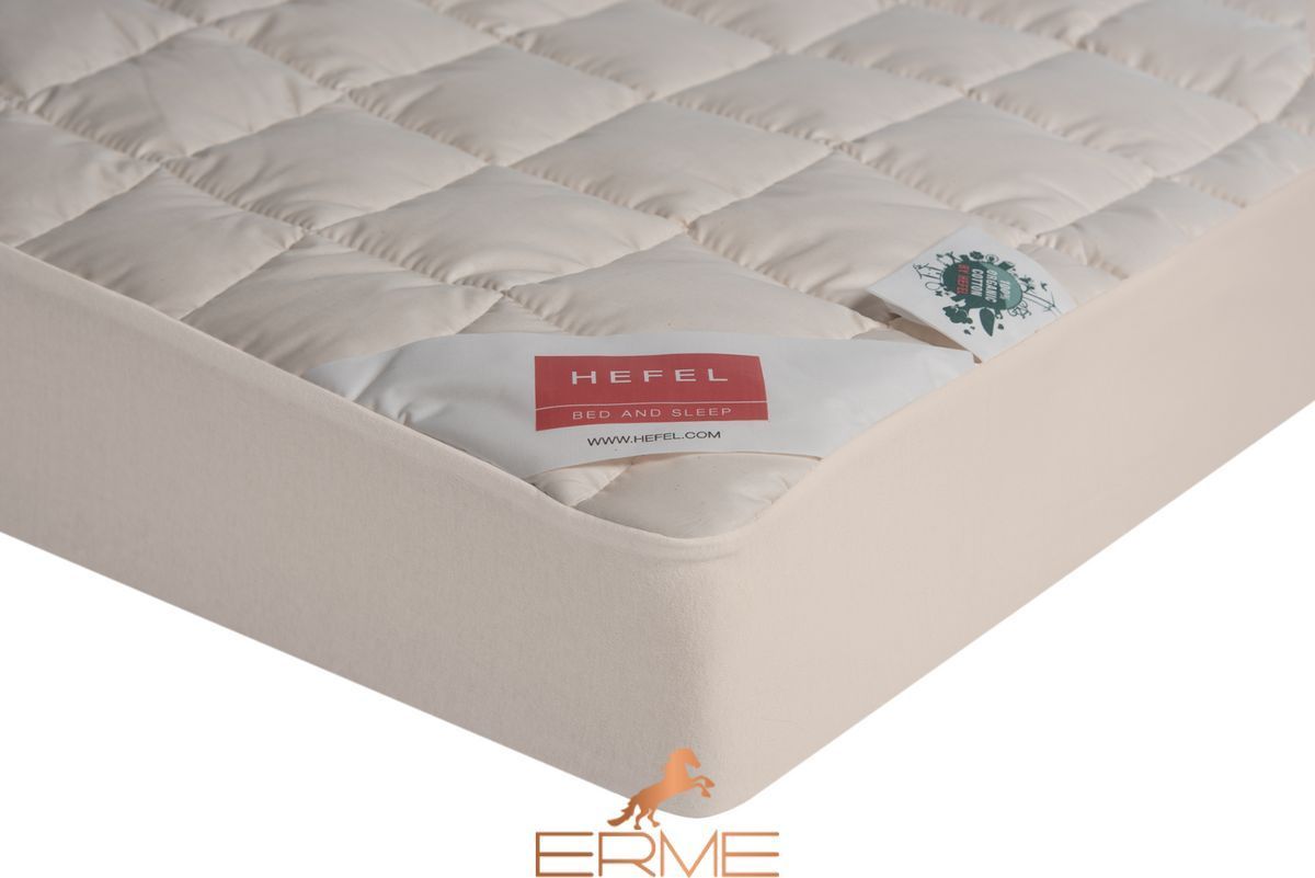 Наматрацник Бiо бавовна Hefel Bio-Cotton (з кріпленням по периметру), 90x200, 900 гр