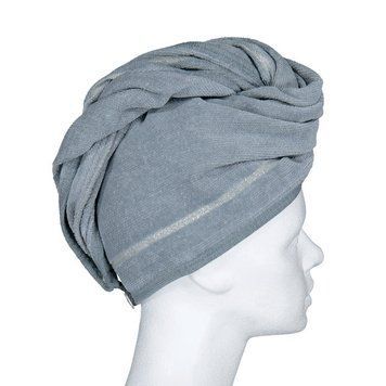 Тюрбан Feiler - La Glamour Strahgrau - Silber