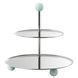 Двухъярусная этажерка Sambonet Penelope Mirror Steel