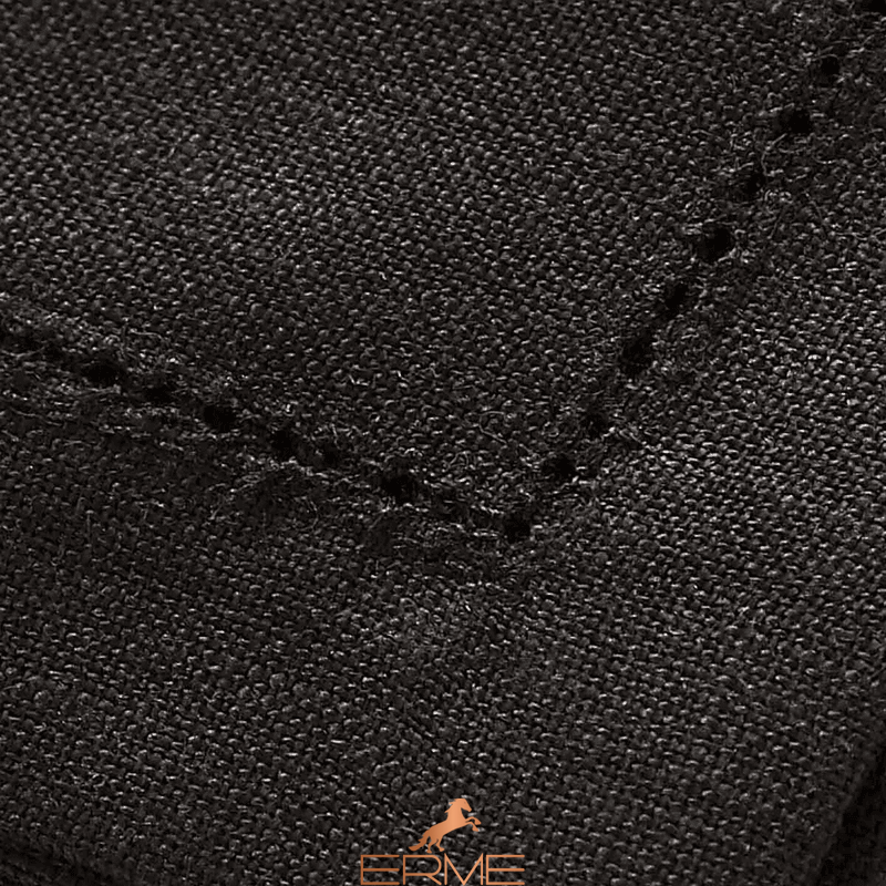 Alexandre Turpault FLORENCE Black linen tablecloth OFG 50x150 cm