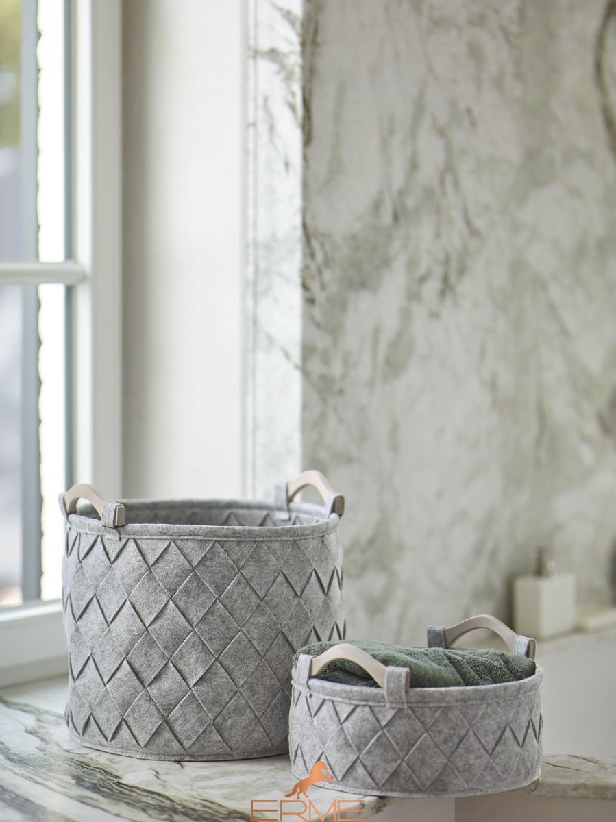 Aquanova Amy Silver Grey - Корзина для хранения