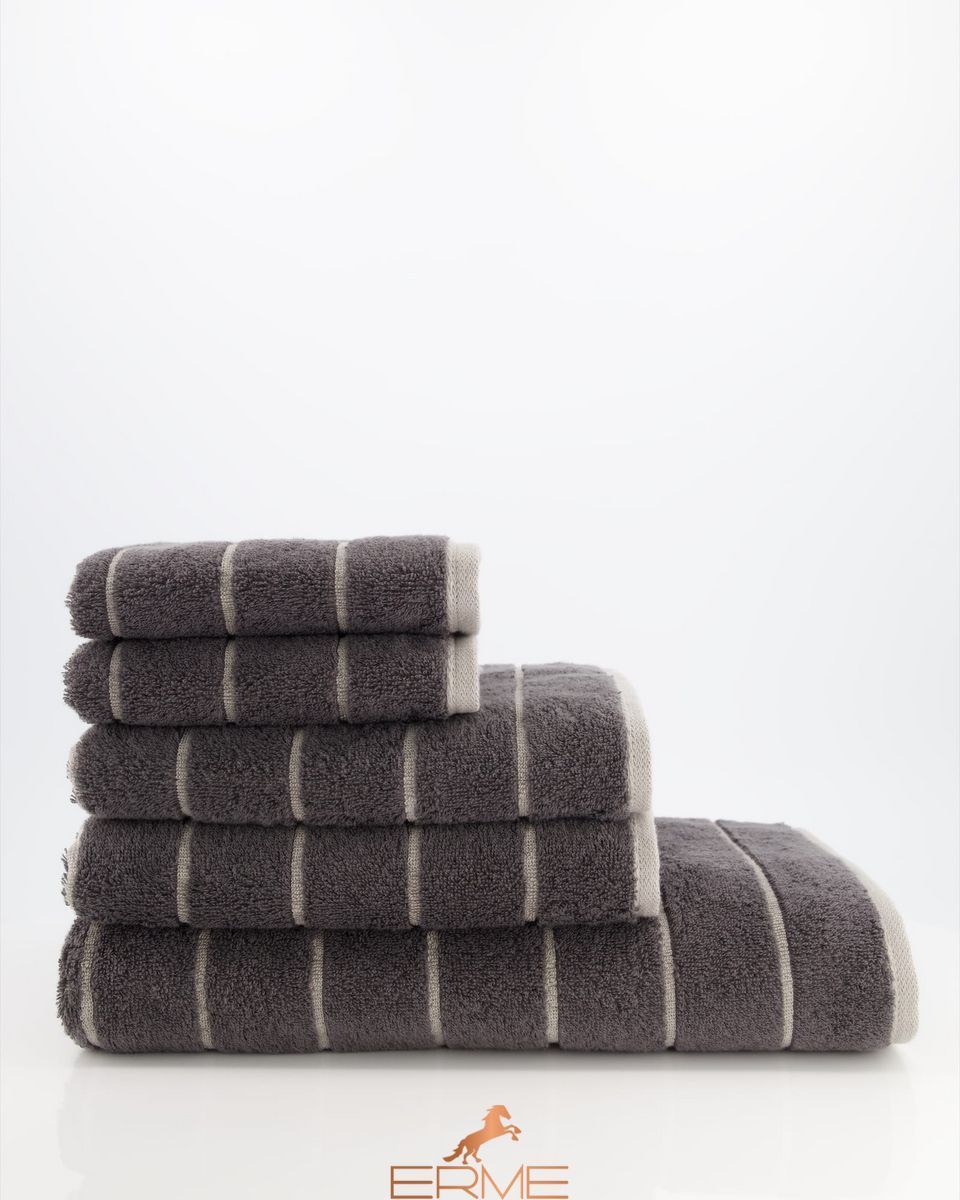 Towel Cawoe - Doubleface Anthrazit, 30х30