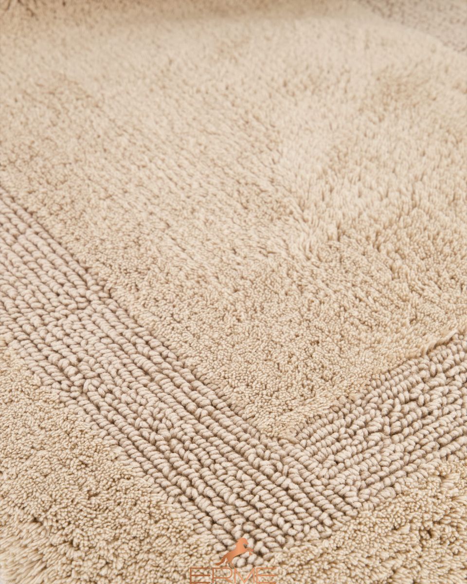 Carpet Cawoe - Luxus Sand, Under the order (delivery from 4 weeks), 70x120 cm