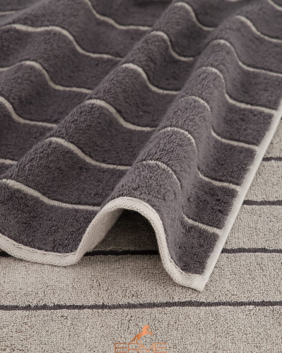 Towel Cawoe - Doubleface Anthrazit, 30х30