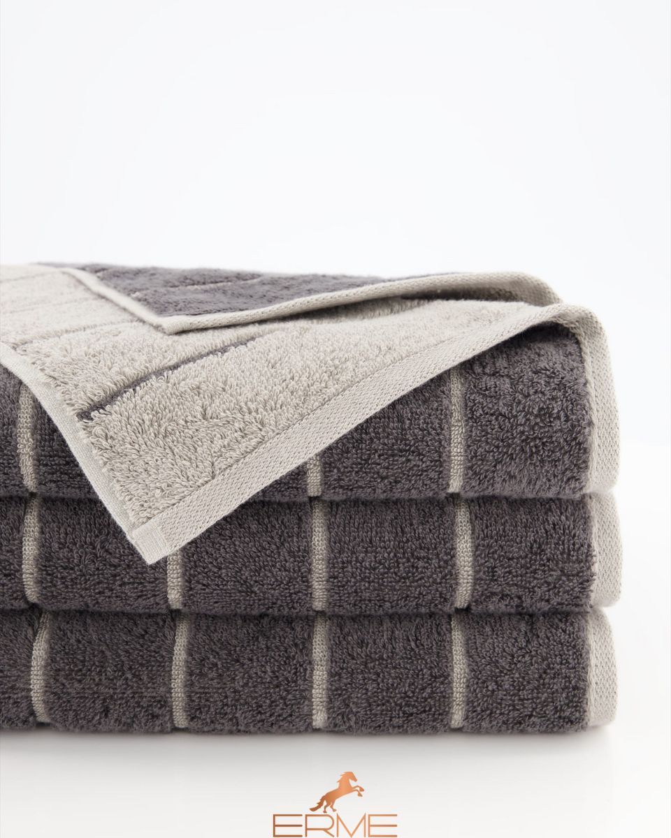 Towel Cawoe - Doubleface Anthrazit, 30х30