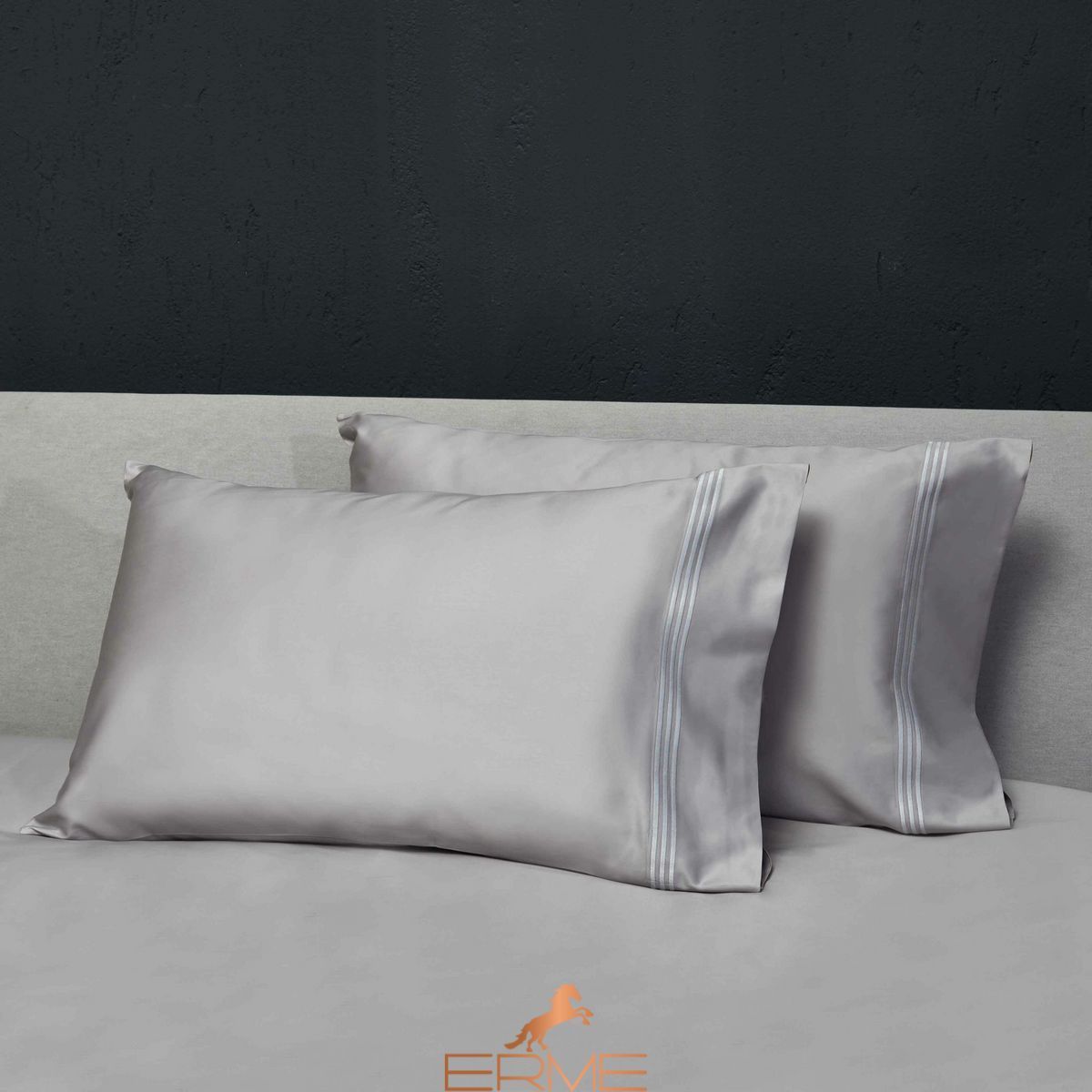 Bed linen Signoria Firenze Platinum Sateen, 50x75 (2pc), 155x200 (2pc), 270x290