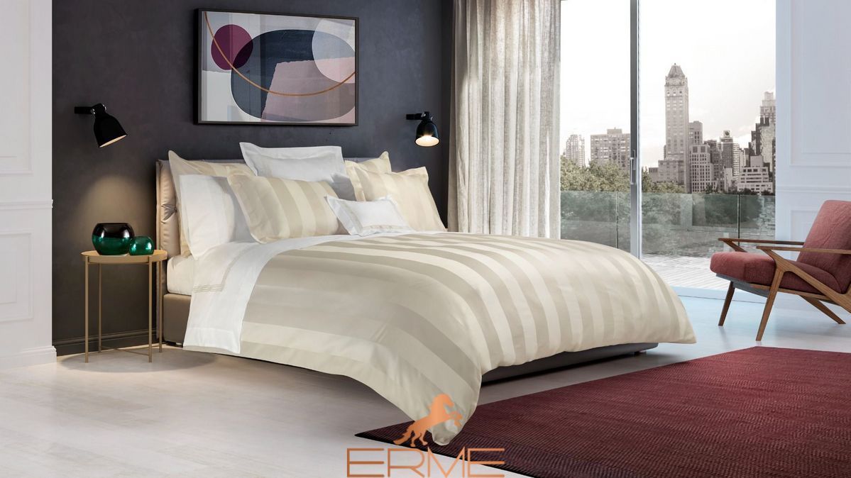 Постельное белье Signoria Firenze - Pavia Beige, 50x75 (2шт), 155x200 (2шт), 270x290