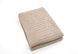 Knitted blanket CO.BI. OSCAR - Brown, Brown, 140x180