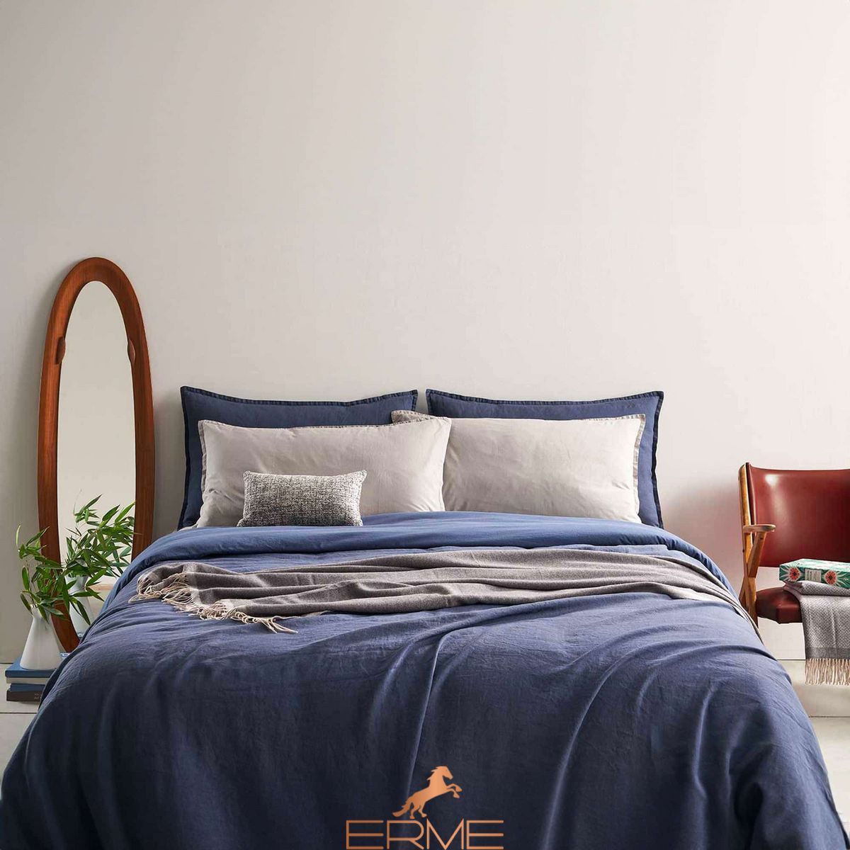 Bed linen Biancoperla - Niagara White, 50x75 (2pc), 155x200 (2pc), 270x290