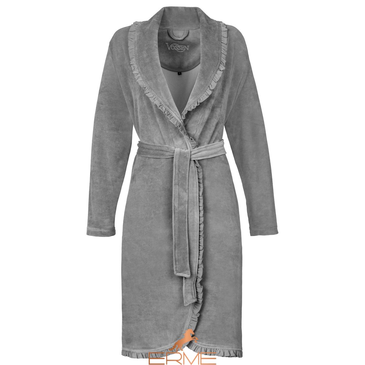 Bathrobe Vossen - Ariel Grey XL