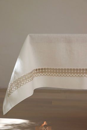 Weissfee tablecloth - Osaka Snow Gold