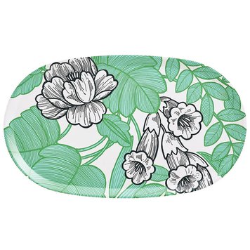 Tray Jacquard Francais - Tropicale Bois Cameleon