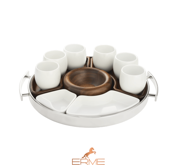 Christofle Mood Coffee Le Petit Stainless Steel Tray