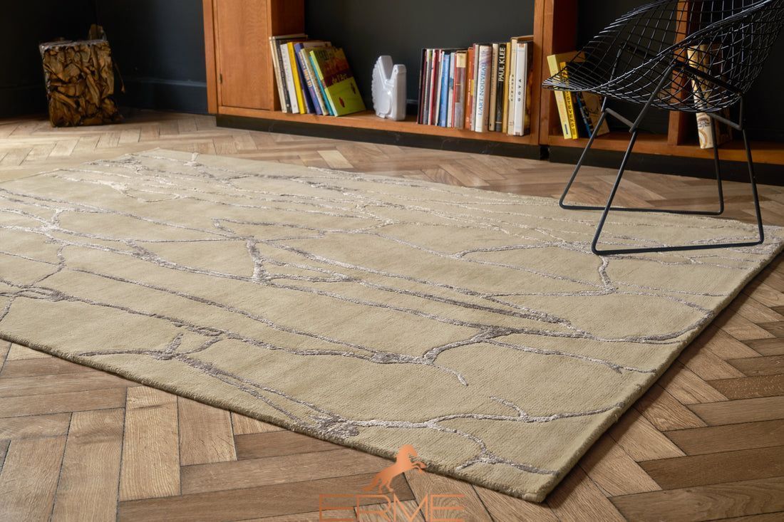 Carpet Serge Lesage - Craquel gris creme