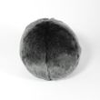 Round fur pillow Mansion - Frosted Black