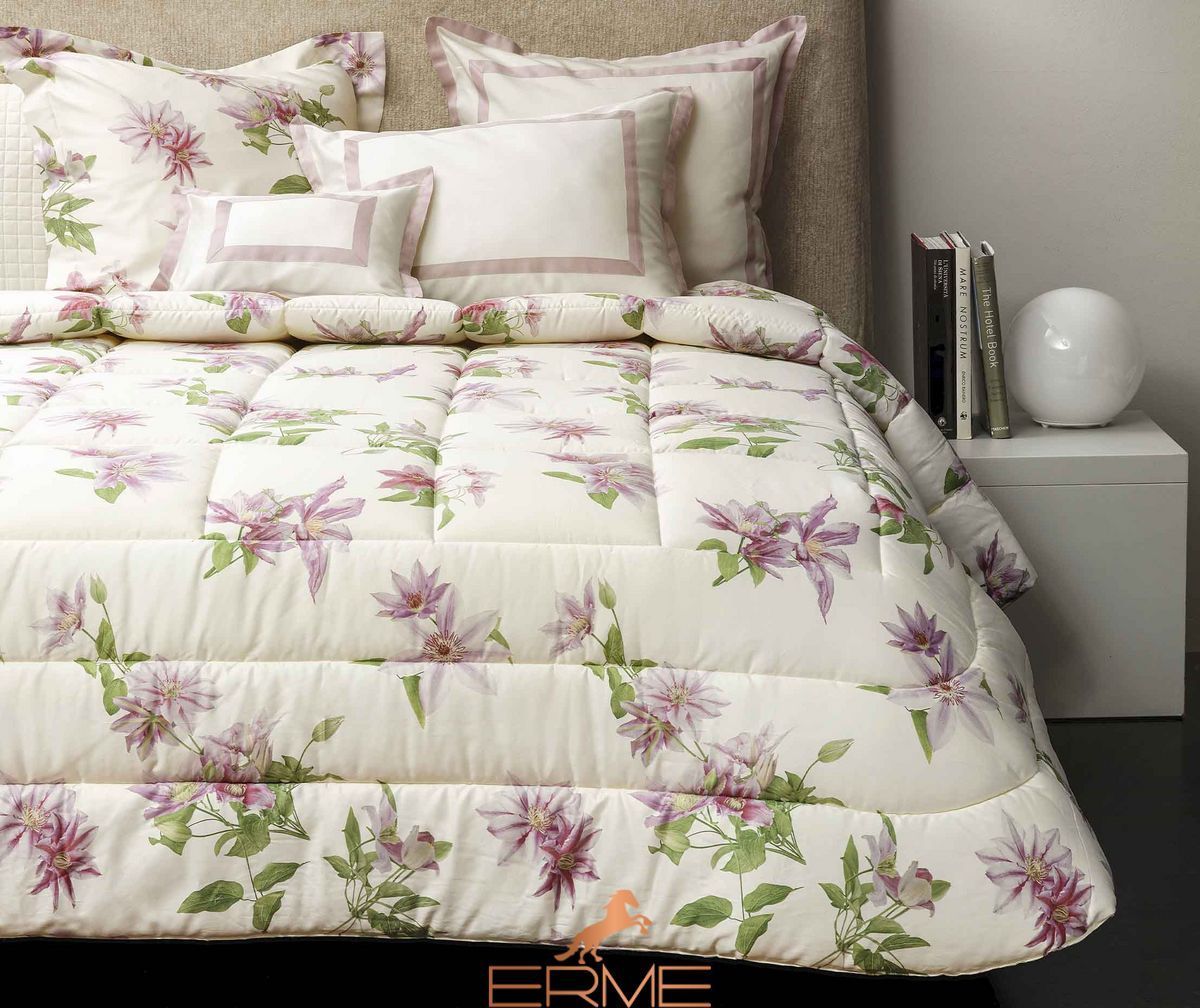 Постельное белье Signoria Firenze - Clematis IVORY / PINK, 50x75 (2шт), 155x200 (2шт), 270x290