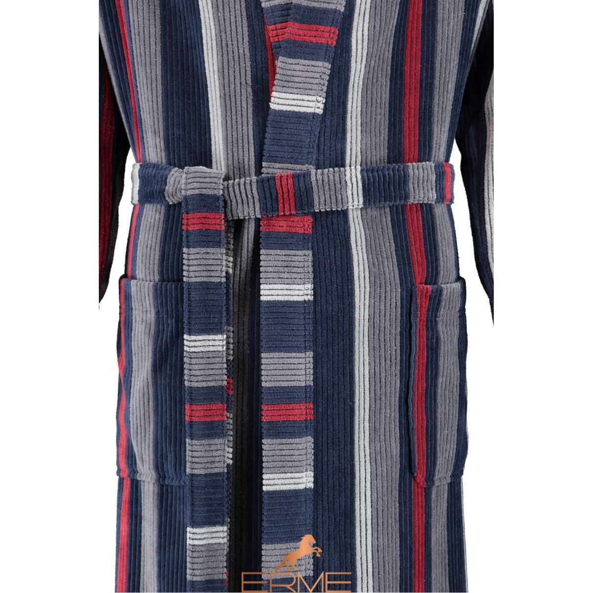 Men's bathrobe Cawoe - 1837 Blau Graphit