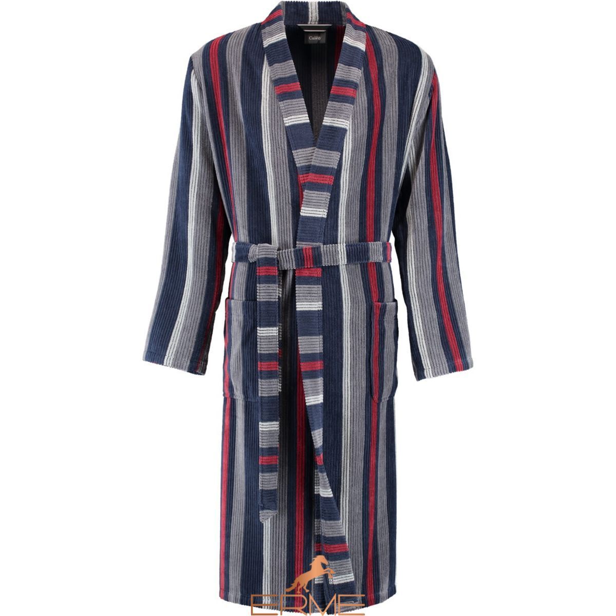 Men's bathrobe Cawoe - 1837 Blau Graphit