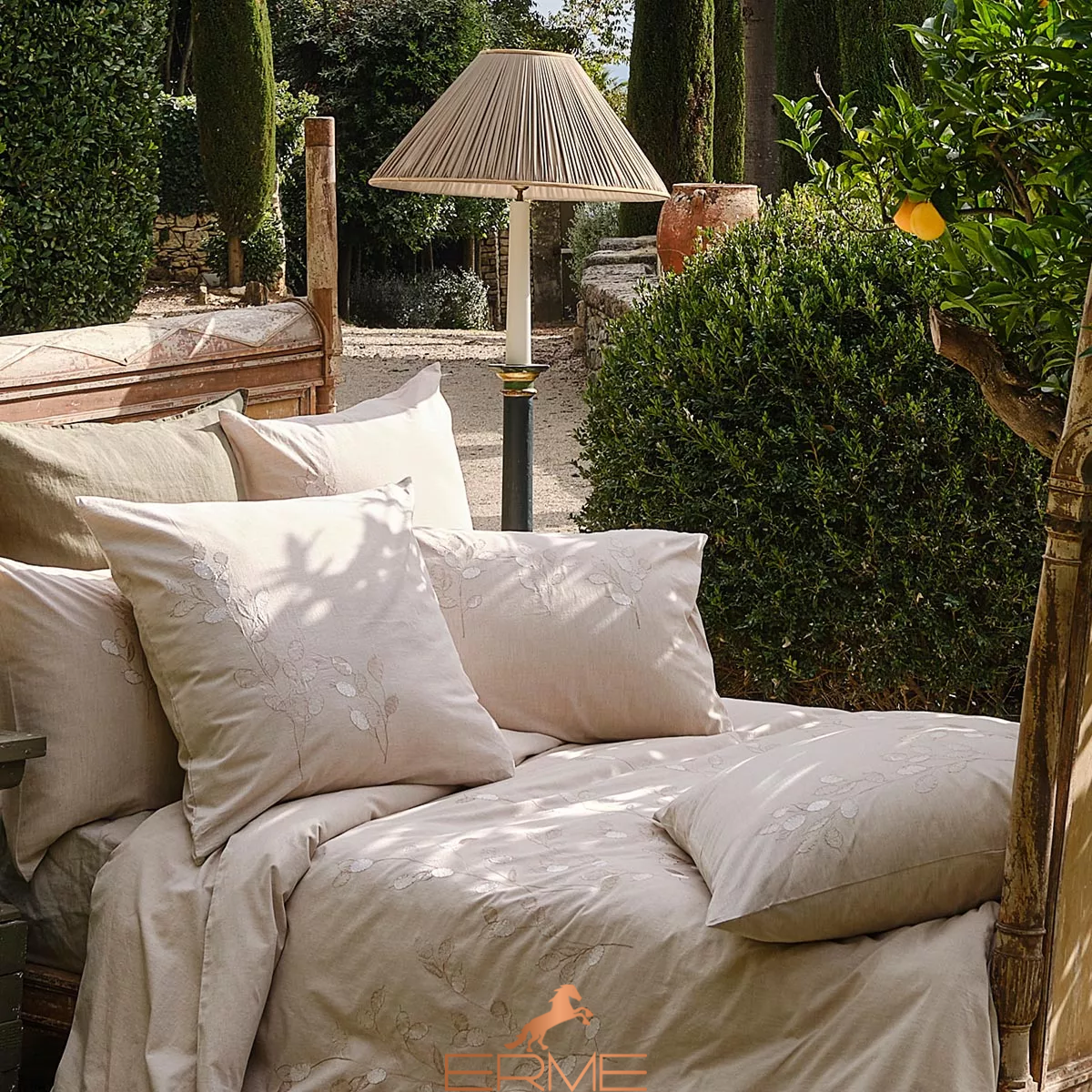 Duvet cover Garnier Thiebaut - Monnaie du Pape Naturel