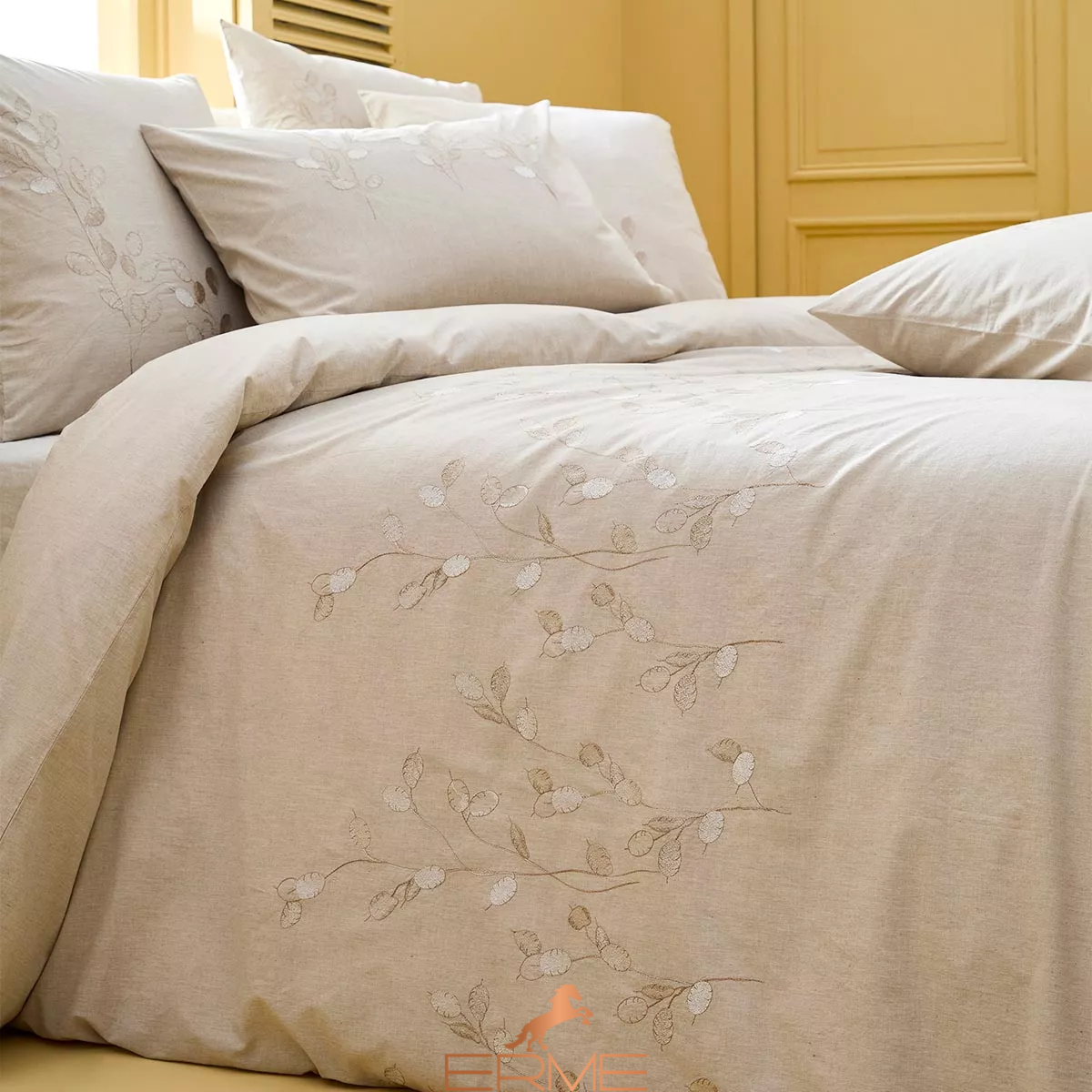 Duvet cover Garnier Thiebaut - Monnaie du Pape Naturel