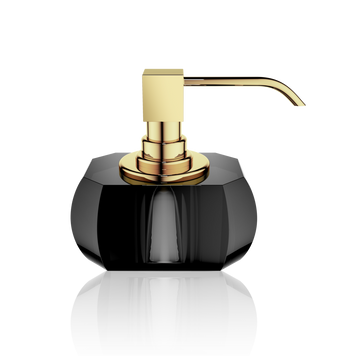 Decor Walter KRISTALL - SOAP DISPENSER Anthracite / Gold