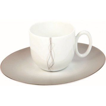 Deshouli&egrave;res Lignes folles - Coffee cup and saucer 120 ml