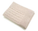 Knitted blanket CO.BI. TRECCIA, Beige, 140x180