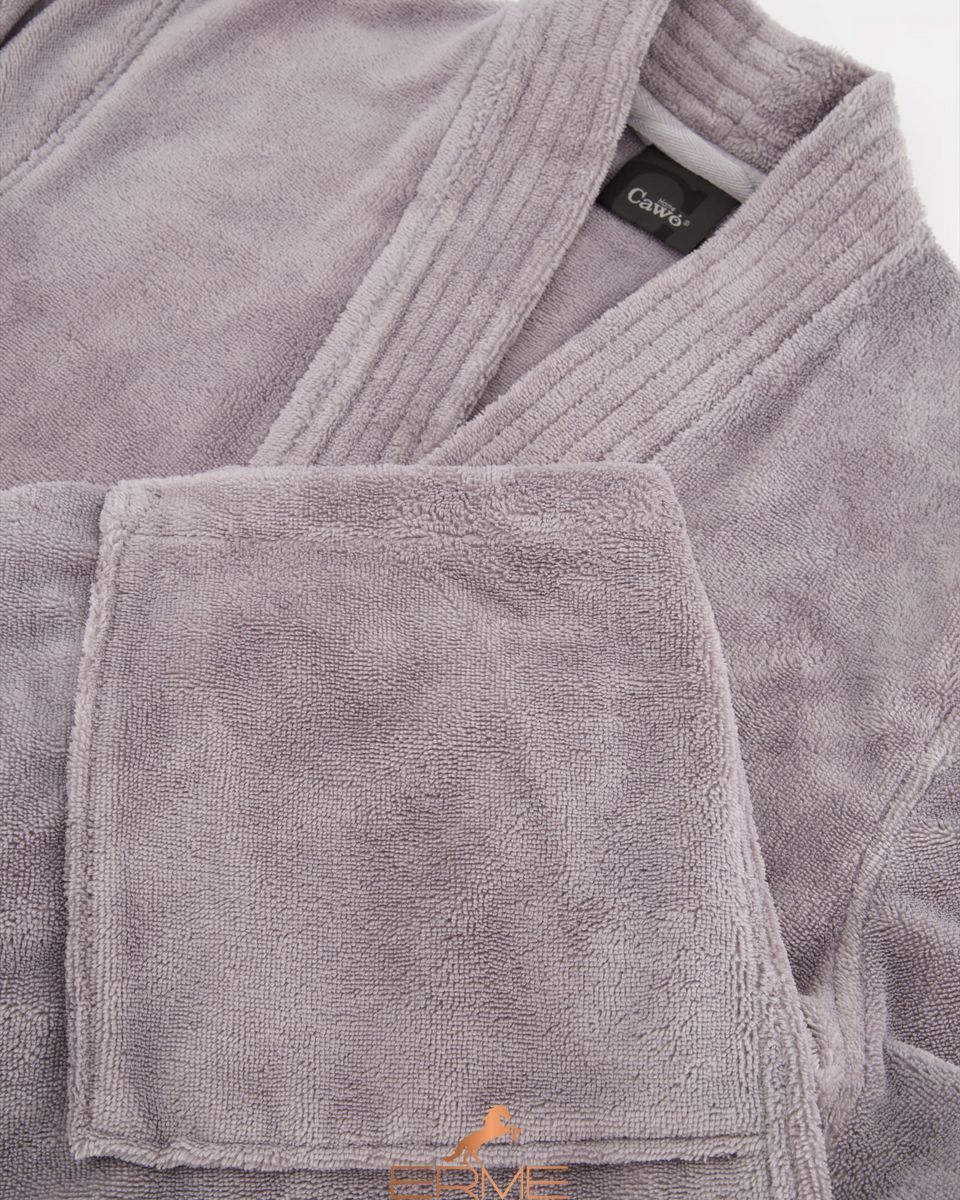 Men's bathrobe Cawoe - 800 Graphit 73