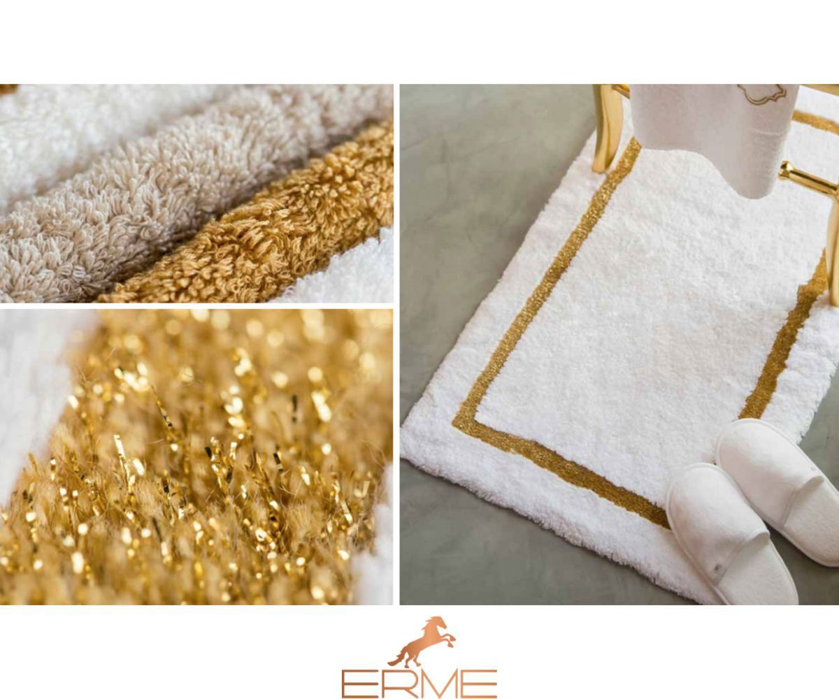 Abyss and Habidecor Karat Black Bath Mat №990