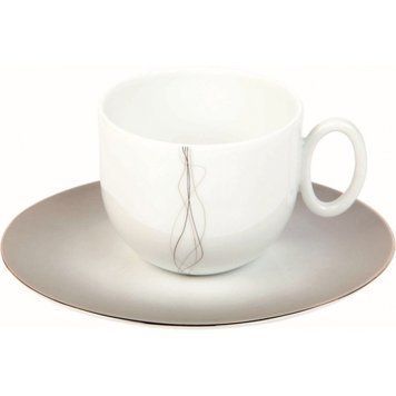 Deshouli&egrave;res Lignes folles - Tea cup and saucer 190 ml