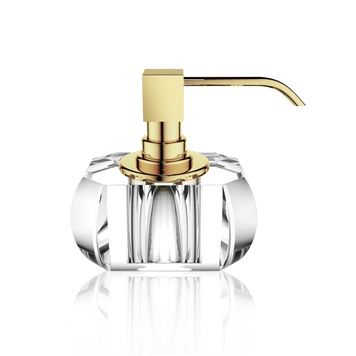 Decor Walter Kristall Capri Дозатор для рідкого мила - Crystal Clear | Gold