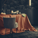 Alexandre Turpault FLORENCE Copper linen tablecloth OFG 50x150 cm