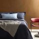 Bed linen Biancoperla - Afrodite Navy Blue, 50x75 (2pc), 155x200 (2pc), 270x290