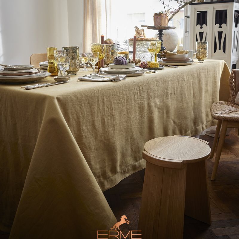 Alexandre Turpault FLORENCE Sienne linen napkin OFG 50x50 cm