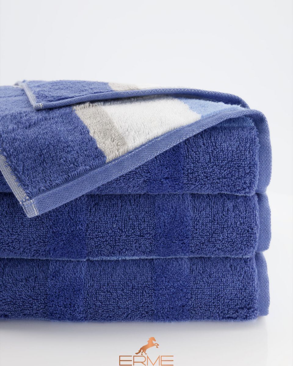 Towel Cawoe - Stripe Saphir, 30х50
