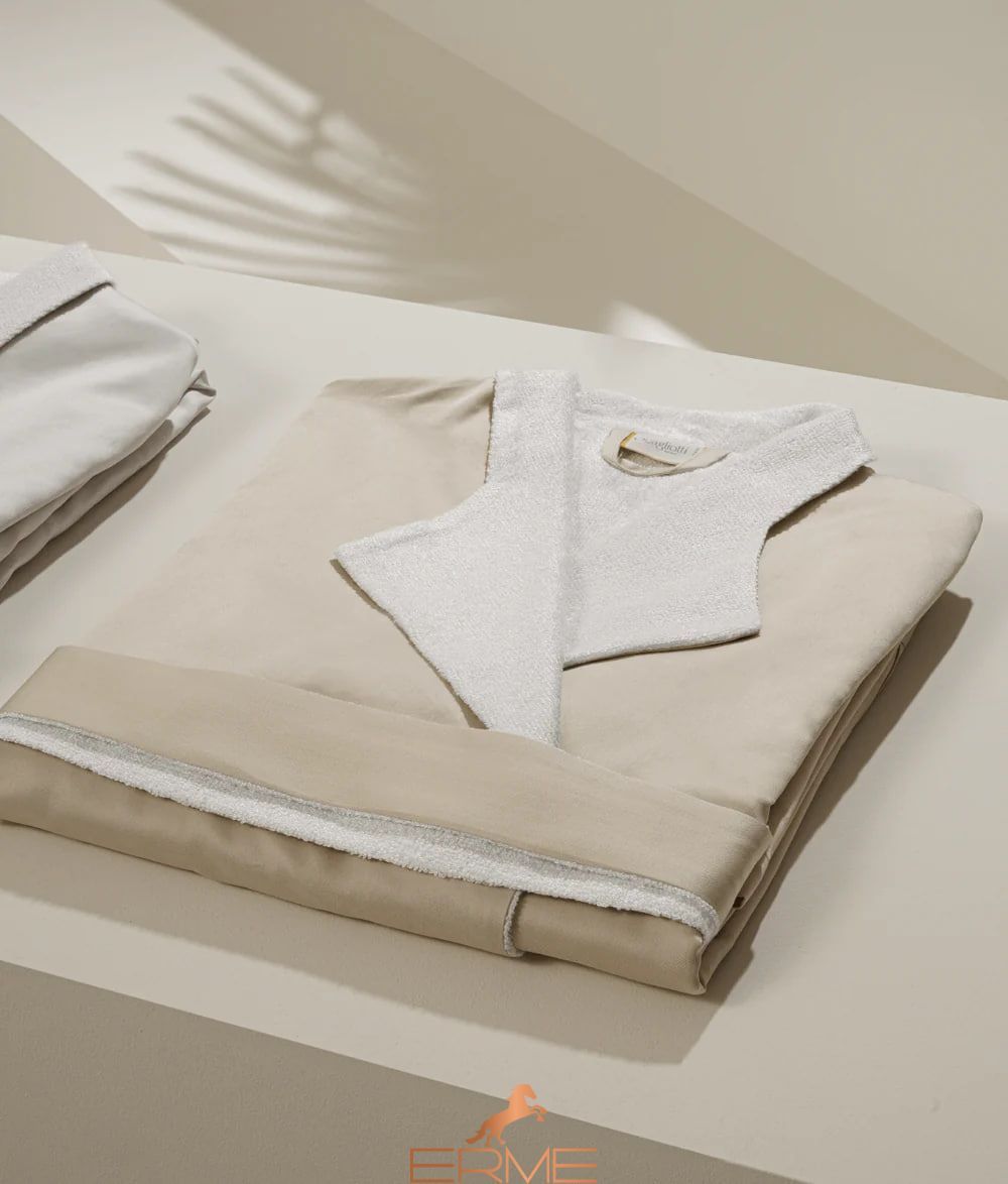 Robe Egyptian cotton Quagliotti Audrey - 551 sand, XS